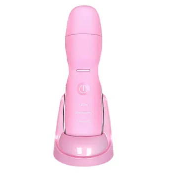 

1Pc Remove Blackheads And Exfoliate The Face Wireless Charging Ultrasonic Skin Scraper Of Beauty Instrument (Pink)
