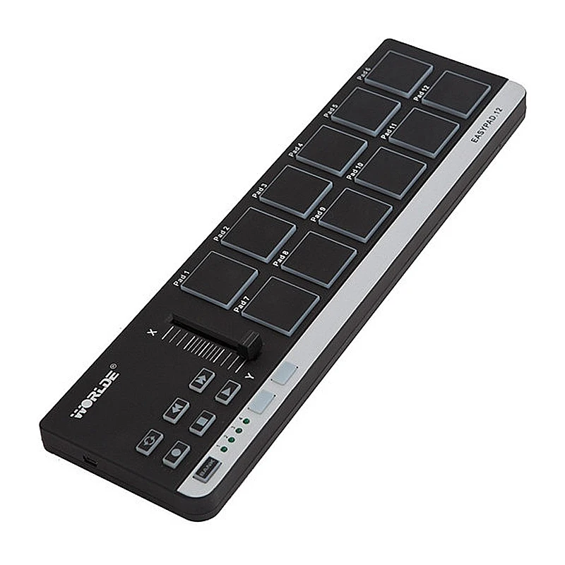Worlde EasyPad 12 портативный мини USB MIDI контроллер барабанная панель Профессиональный