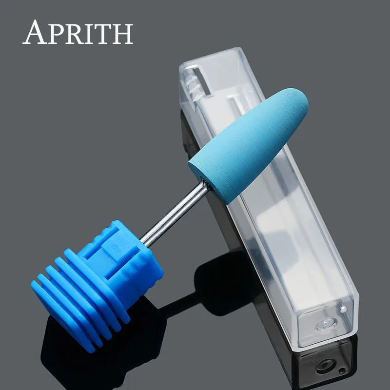 APRITH резиновое Карбидное сверло для ногтей, гибкий полировщик, электрическая пилочка для ногтей, машинка для маникюра, аксессуары для маникюра, инструменты