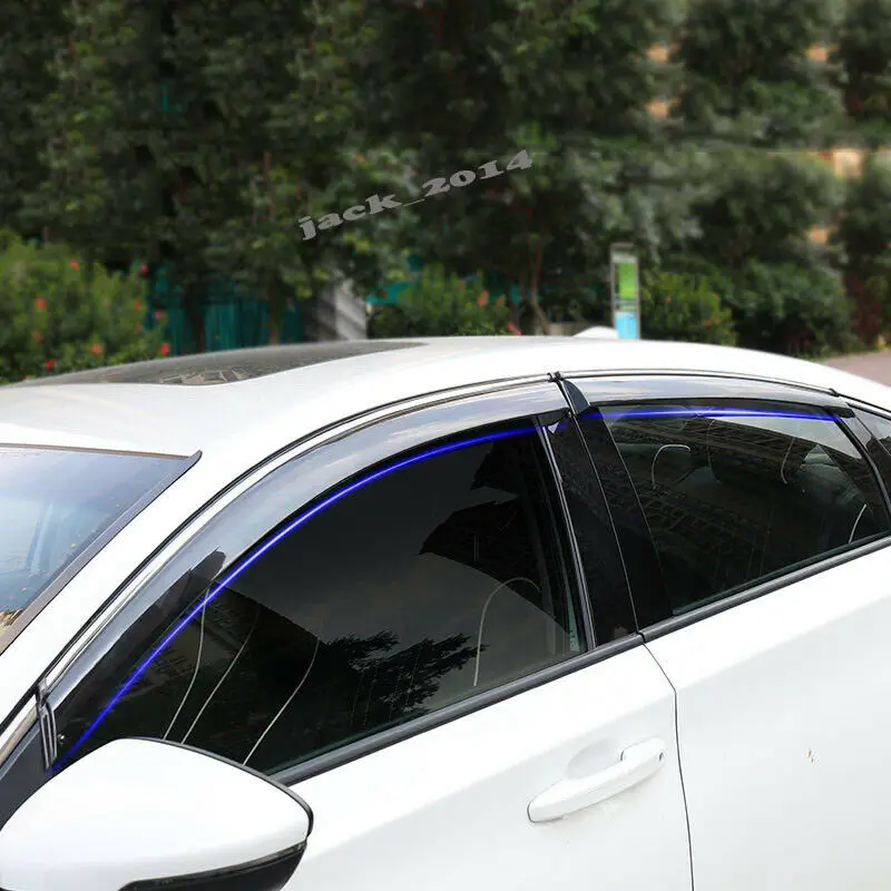 Оконные козырьки, пригодные для Honda Accord Sedan- 10th ветровые дефлекторы 4 шт./компл