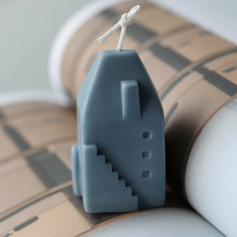 Маленький дом Свеча Плесень креативный аромат свеча ручной DIY самодельный свеча материал плесень