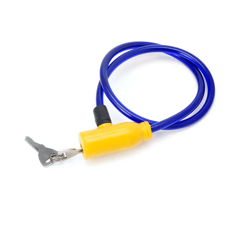

8x640MM Cycling Cable Anti-Theft Bike Bicycle Scooter Safety Lock With 2 Keys U1JC