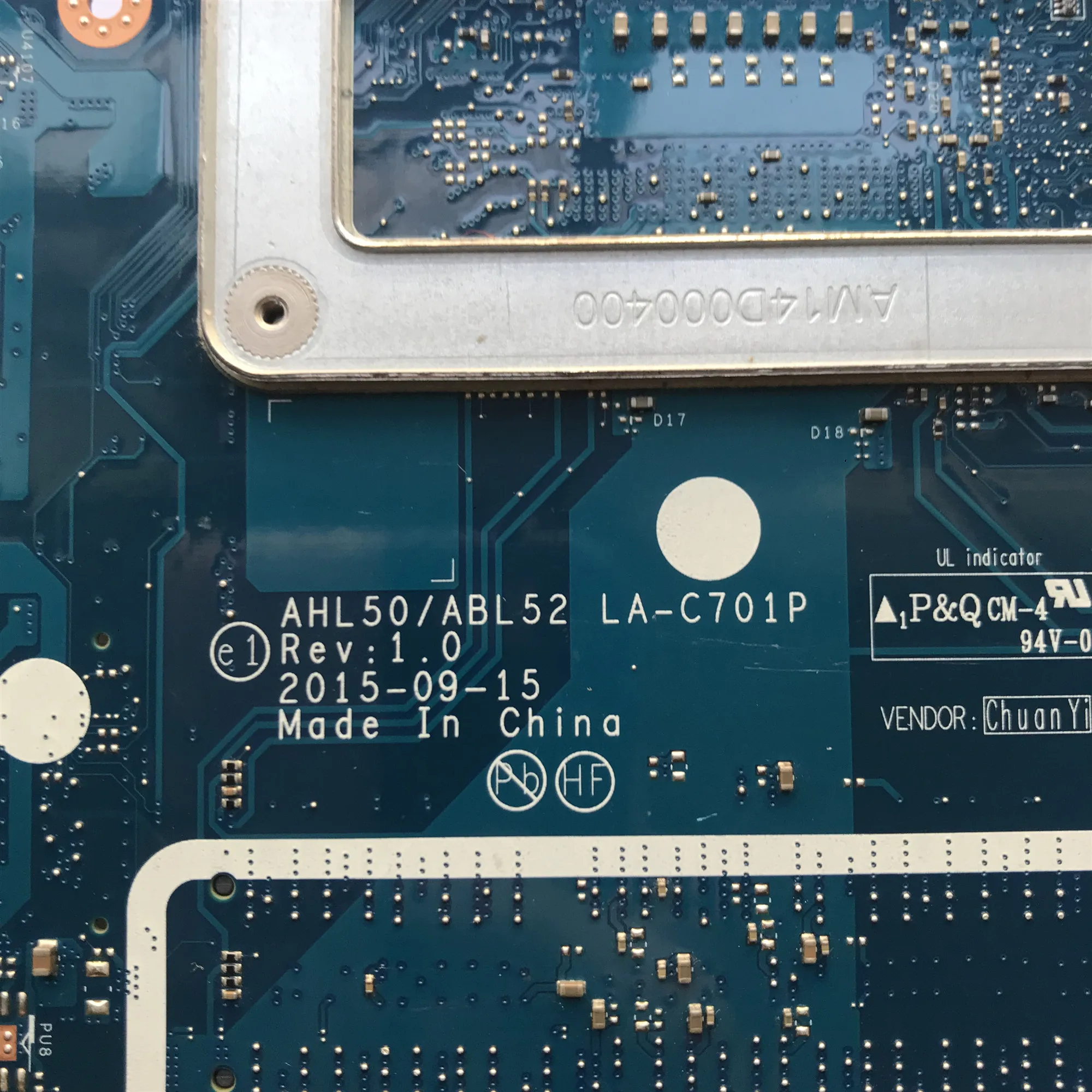Marca para hp Nova Laptop Motherboard 828178-501 828178-001 I3-5005u La-c701p 15-ac 828178-601 - Imagem 2