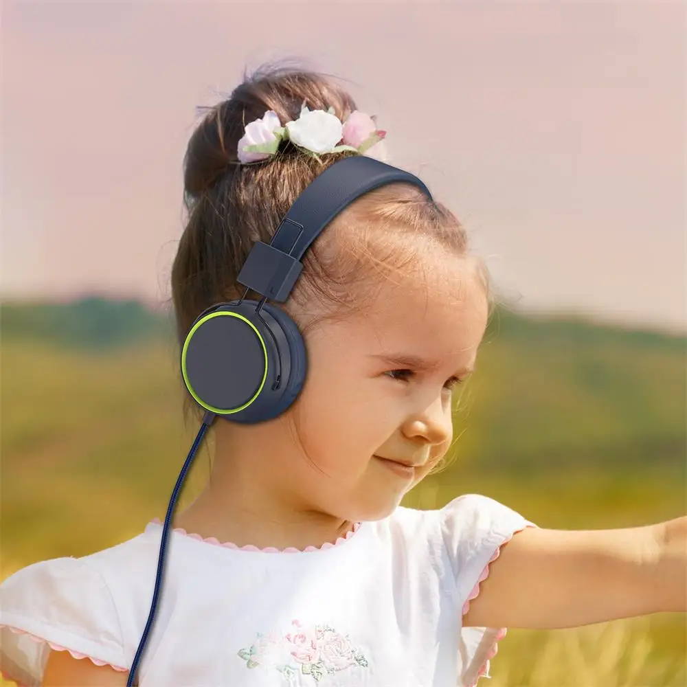 2020 New Macaron Headphones Bluetooth Wireless Mini Headsets PS4 Game Gaming Stereo Headband for Students Kids Gift Pink Green
