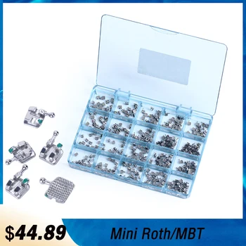 

20sets /1box Dental Orthodontic Bracket Monoblock mini MBT/ Roth 022 345 hooks The Whole Casting Process