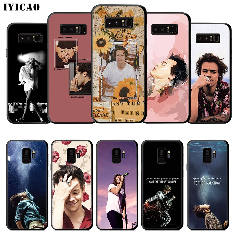IYICAO Harry Styles 1D Soft Case for Samsung Galaxy S10e S10 S9 S8 Plus S6 S7 Edge Note 10 9 8 TPU |