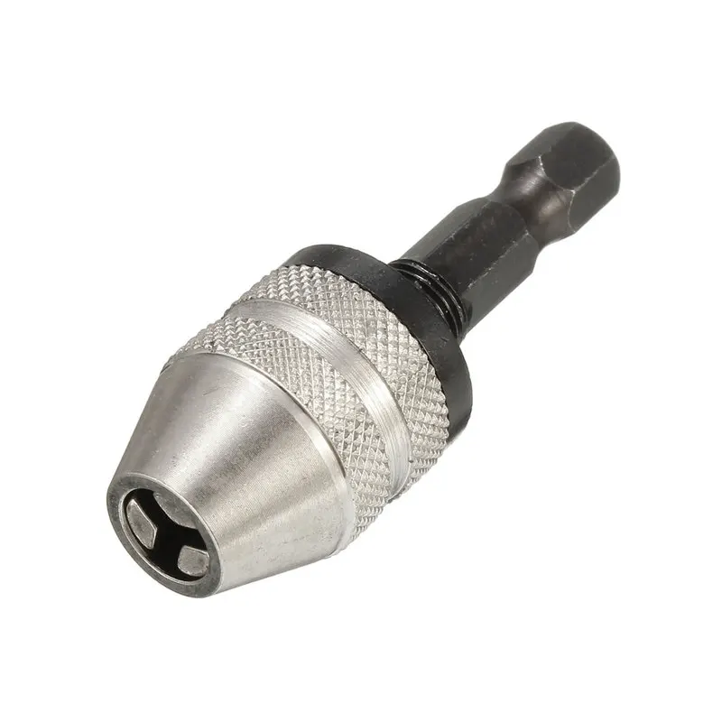 

0.3-3.6mm Quick Change Drill Chuck 6.35mm Hex Shank Chuck Adapter Converter