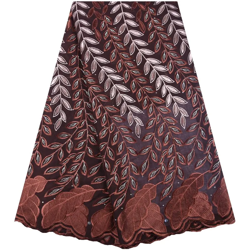 Hitarget африканские кружевные платья для женщин традиционная базенская одежда ткань Африканский Средний цветочный рукав дизайн платье WY2347 - Цвет: 7
