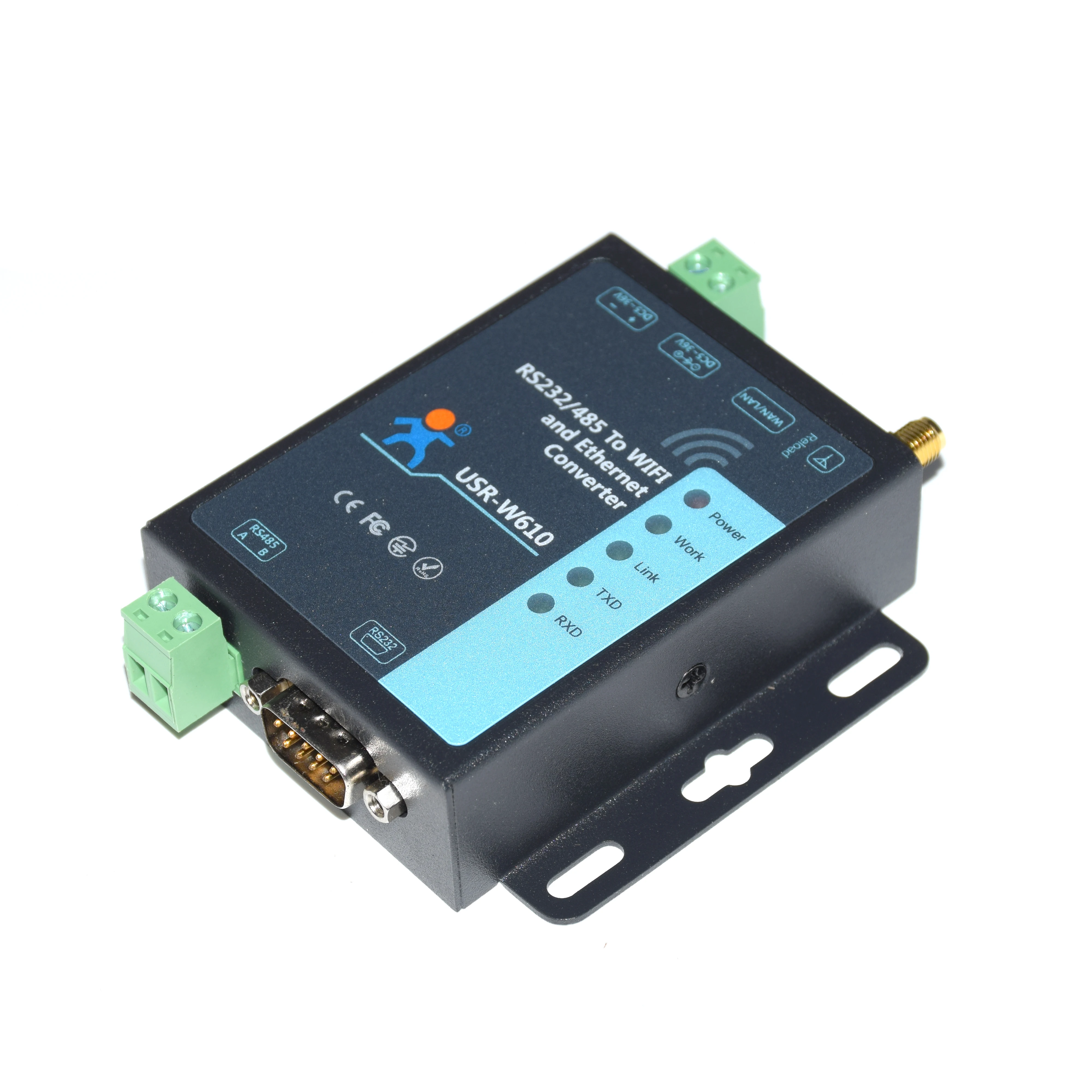 Последовательный порт RS232 RS485 Wi Fi и Ethernet RJ45 конвертер сервера устройство USR W610