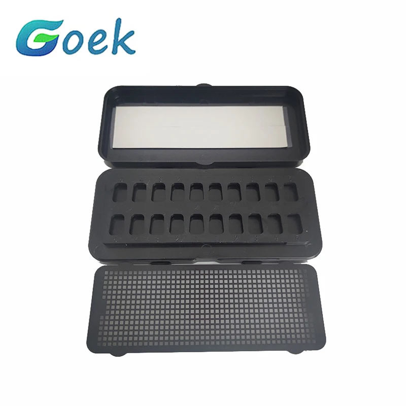 Dental All Ceramic Veneer Box Pretreatment Patch Tooth Portable Simple Arrangement Square With Numbers GOEK | Красота и здоровье