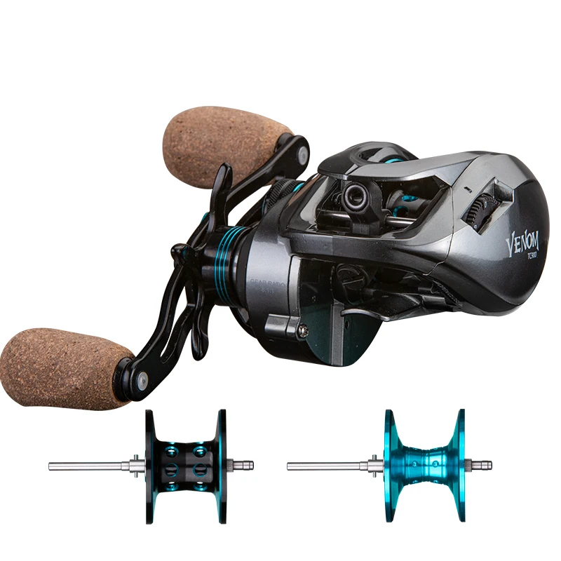 

Obsession 8KG Fishing Tackle Light Baitcasting Fishing Reel Dual Brake System Freshwater Drag Casting Reel Fishing Coil