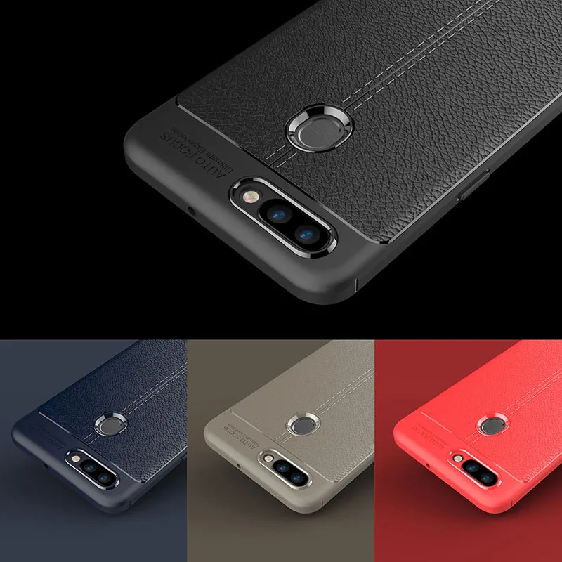 

Anti-knock Slim Case Cover For OPPO R9S R11 R11S Plus R15 Leather Pattern TPU Phone Case For OPPO R17 Pro A5 R11 Plus Realme U1