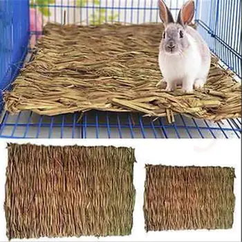 

Animal Hamster Grass Chew Mat Breakers Toy Rabbit Rat Guinea Pig House Pad