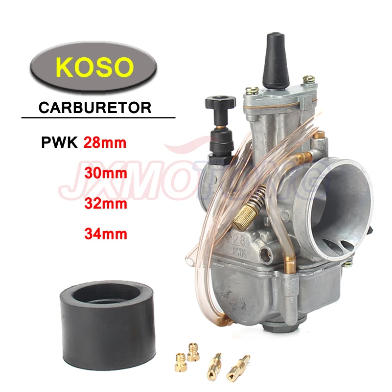21 24 26 28 30 32 34mm KOSO Carburetor Carb With Power Jet 2T 4T For Yamaha Kawasaki Cafe Racer Moped | Автомобили и мотоциклы