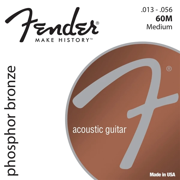 Fender ФОСФОРНЫЕ бронзовые для акустической гитары струны, 60XL 60CL 60L 60M