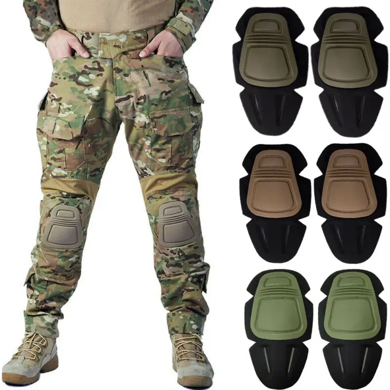 

Combat Pants with Knee Pads Airsoft Tactical Trousers MultiCam CP gen3 Hunting Camouflage