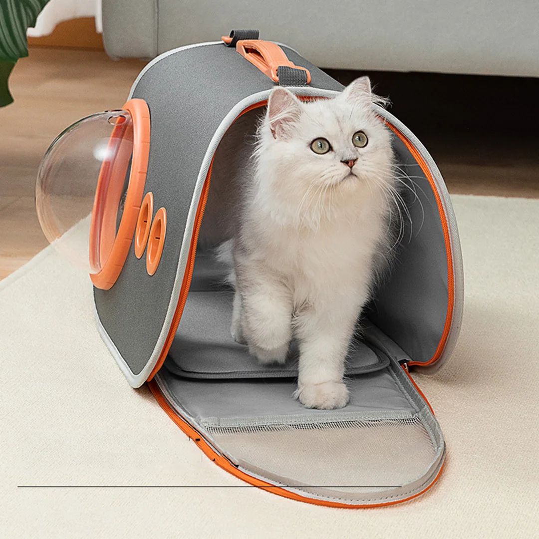 Breathable Pet Carriers Small Dog Cat Backpack Travel Space Capsule
