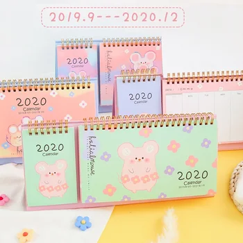 

2020 Lovely Harry Mouse Desk Calendar DIY Note Coil Calendars Memo Pad Daily Schedule Planner 2019.09-2020.12