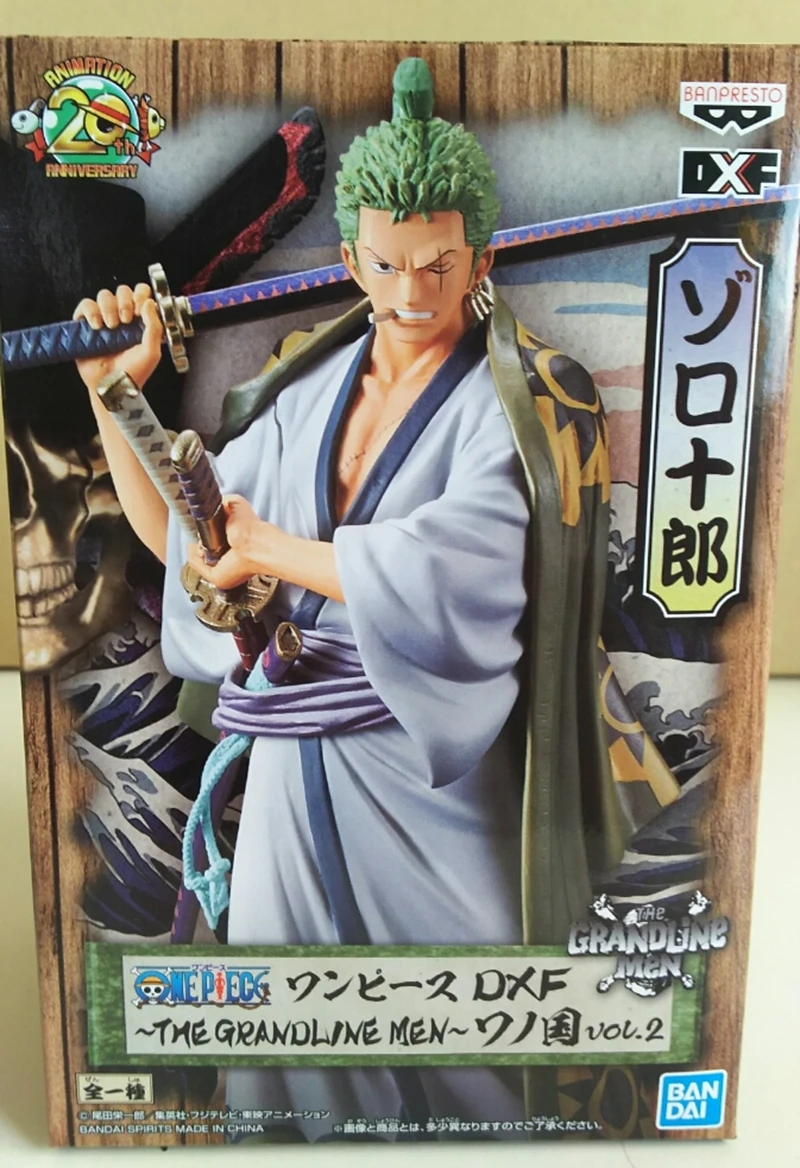 WSTXBD оригинальный Banpresto одна деталь GRANDLINE мужчины Зоро Vol.02 фигурка модель игрушки