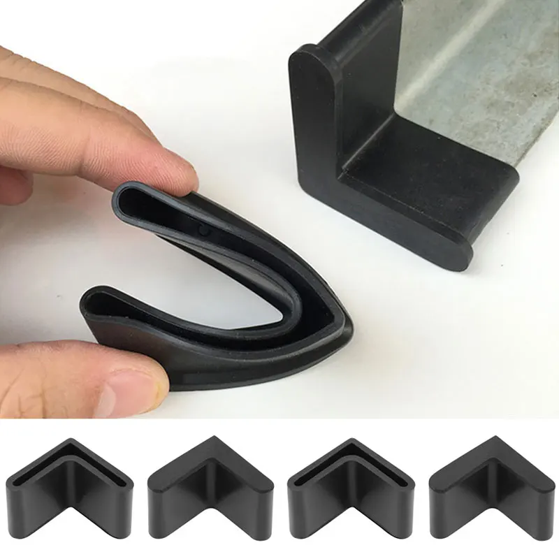 Angle fer Pied Protector Embout plastique en acier Rayonnage de jambe meubles fabriqués en Allemagne