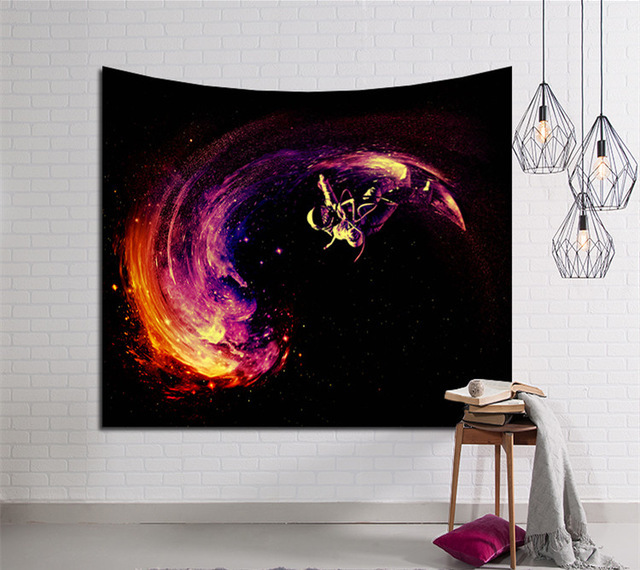 Decoration Home Decor Galaxy Hanging Wall Tapestry Hippie Retro Home Decor Yoga Beach Mat India Decoration Mural Tapiz