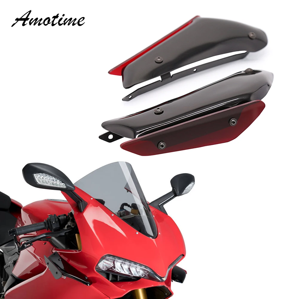 Aerodynamic Wing Kit Fixed Winglet Fairing Wing FOR DUCATI Panigale 899 959 1199 1299 V4