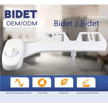 

Bathroom ABS Toilet Faucet Bidet Sprayer Adjustable Control Knob For Women Self Cleaning Non Electrtic