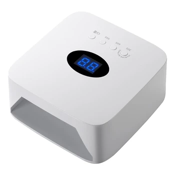

Rechargeable LED Nail Dryer Manicure Lamp Therapy Machine Quick Drying Wireless Portable Manicure Light 54W EU Plug