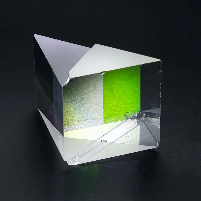 

Factory Defective optical glass triple triangular Right Angle prism DIY Decoration Priisma RGB Combiner / Splitter