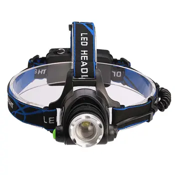 

Headlight Telescopic Zoom T6 White Light Outdoor Riding Long-range Waterproof Charging Miner's Head Switch