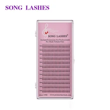 SONG LASHES 0.07 0.10mm thickness High Quality Pre-fanned 2D 3D 4D 5D Volume Lashes Eyelash Extension pre made fans