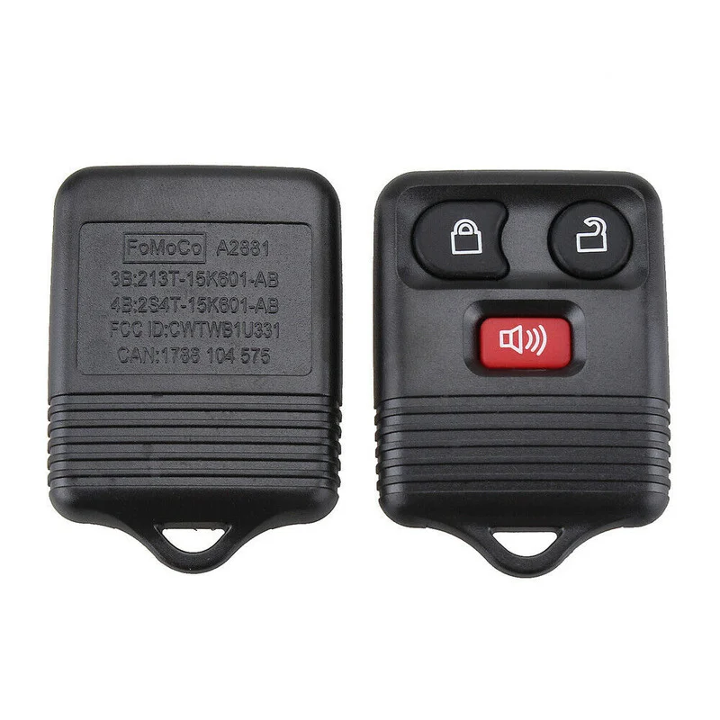 Key Case Car Key Shell Car Remote Key Car Key Key Shell Keyless Entry Car Remote Control Key Fob Shell Case Black for Ford F150 F250 F-350 F-450 Interior Parts Vintage Car Accessories