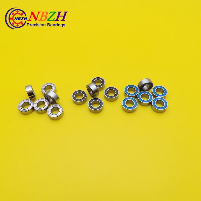 Миниатюрные шарикоподшипники NBZH MR84RS L840 10 шт. 4*8*3 мм с резиновым уплотнением для