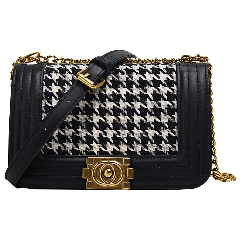 

Senior Sense Handbag 2019 Autumn and Winter Popular New Wild Messenger Bag Fashion Small Square Bag Women louie vuiton