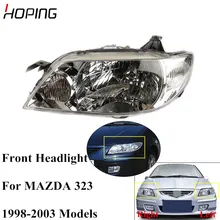 Надежная передняя фара для MAZDA 323 BJ FAMILY PROTEGE 1998 1999 2000 2001 2002 2003 головной свет