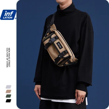 

INFLATION New Arrivals Multifunction Crossbody Bag for Men Anti-theft Men Shoulder Messenger Bags Male Short Trip Chest Bag Pack
