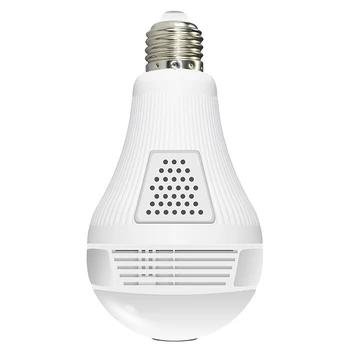 

360 Degree LED Light 1080P Wireless Panoramic Home Security Security WiFi Fisheye Bulb Lamp IP Camera