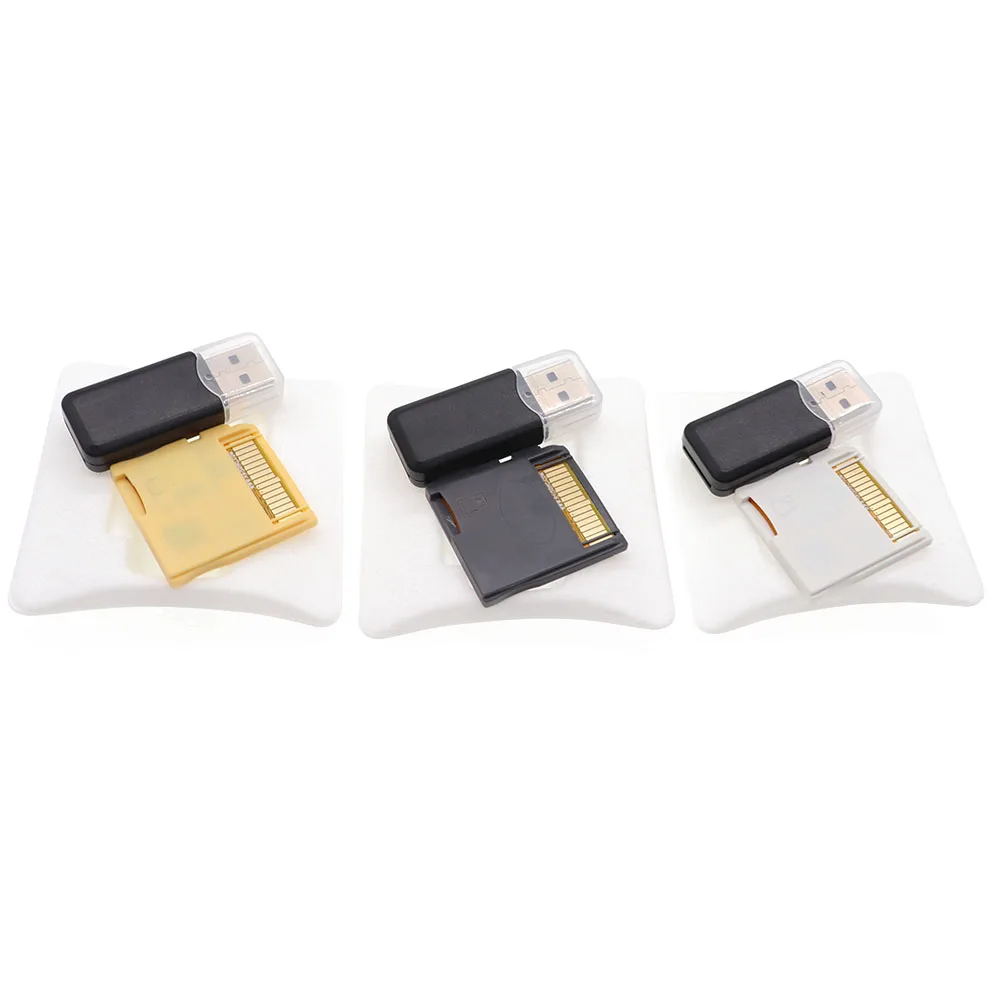 2021 New R4 SDHC USB Adapter With TF SD Card Reader Gold Pro / White Silver 3 Colors for Nintend NDS 3DS 2DS NDSL | Электроника