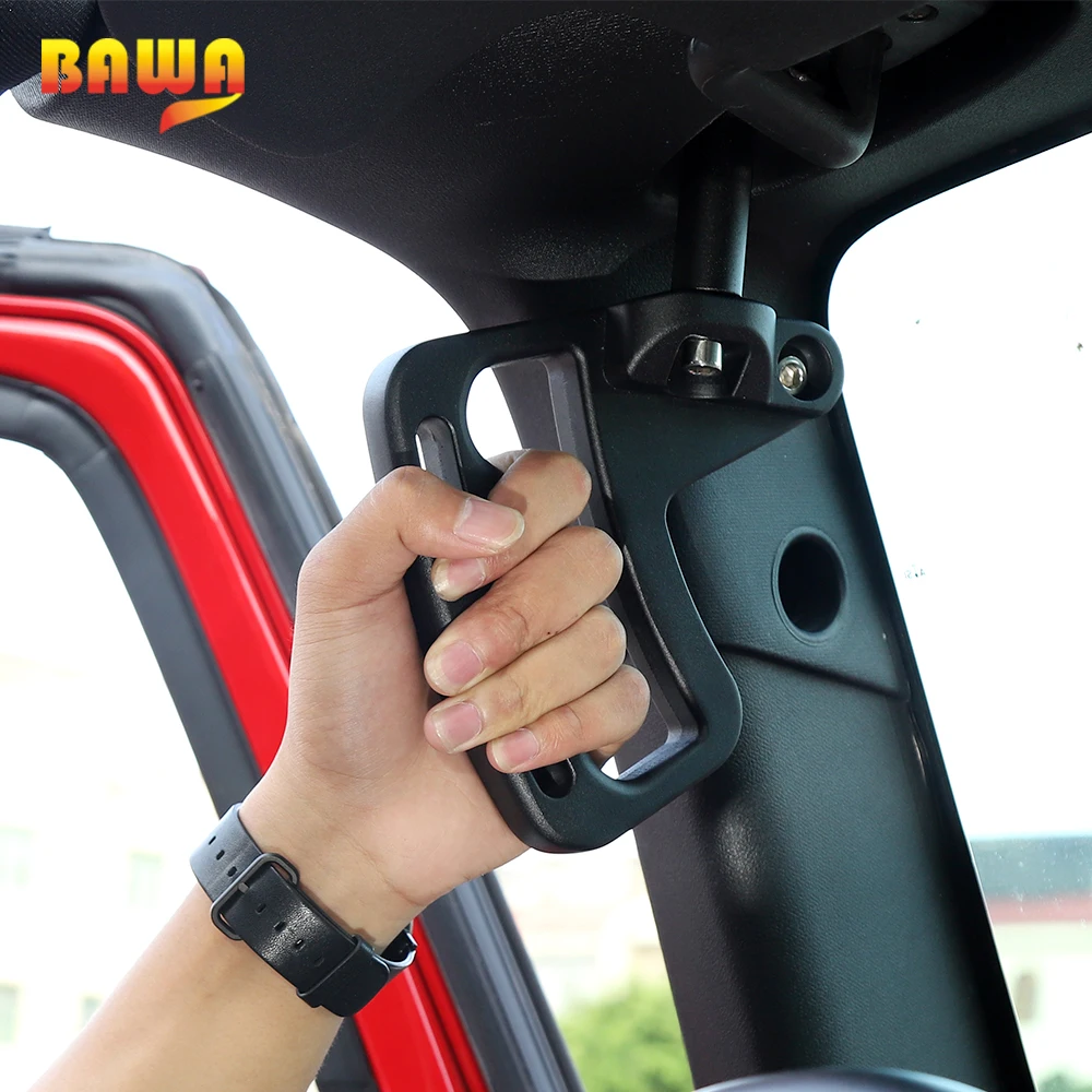 BAWA автомобильные подлокотники для Jeep Wrangler JK 2007- Авто Передние Задние ручки для Jeep Wrangler JK аксессуары для интерьера