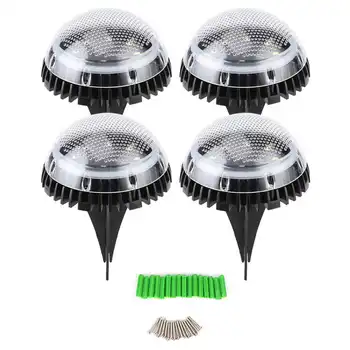 

8 LED Waterproof Solar Under Ground Buried Light Landscape Lighting for Outdoor Lawn Paths Garden Lamp