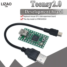 Oficial teensy 2.0 usb teclado mouse teensy para arduino avr isp experiência placa u disco mega32u4 novo