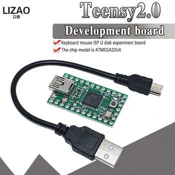 

official Teensy 2.0 USB keyboard mouse teensy for Arduino AVR ISP experiment board U disk Mega32u4 NEW