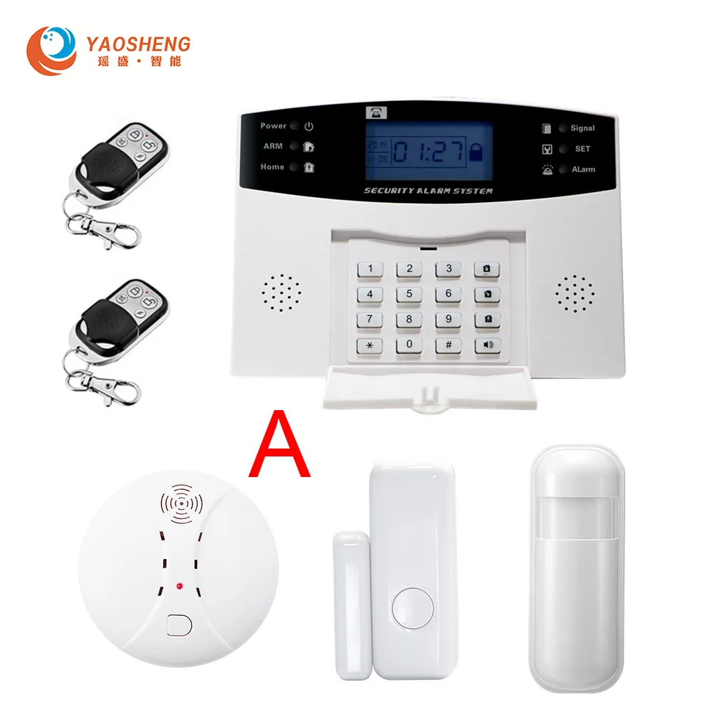 PG505-Set A-25 IOS Android APP 433Mhz Беспроводная GSM пожаробезопасная и охранная домашняя система охранной сигнализации с датчиком сирены комплект - Цвет: PG505-Set A-25