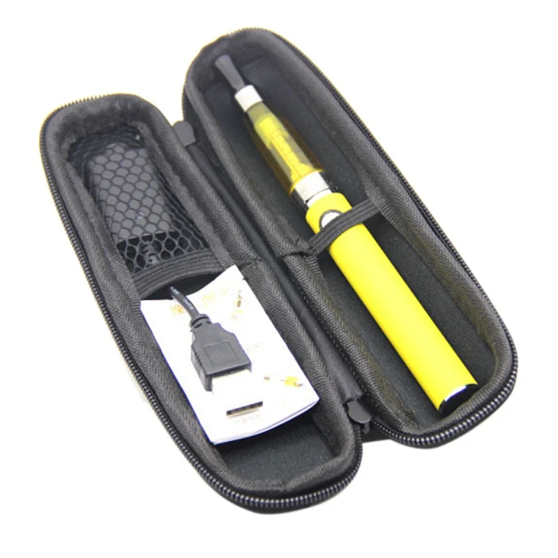 

EVA Zipper Carry Bag Case Black Mini Slim Case Electronic Cigarette Case For Travel