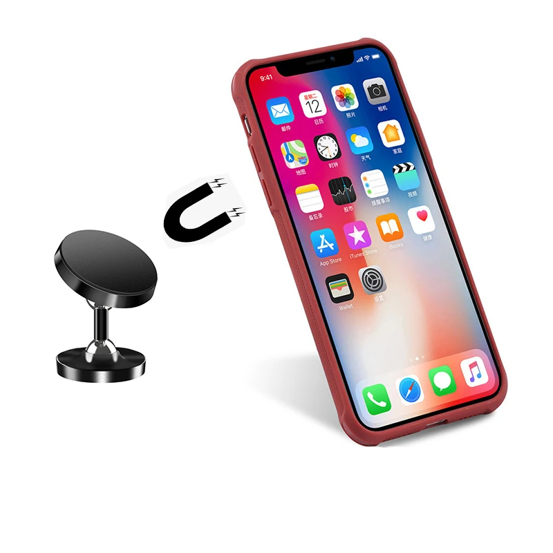 Магнитный чехол из искусственной кожи для iphone 11 Pro Max XR XS X 7 8 Plus 6 6S 5 5S SE для samsung Galaxy Note 10 Pro 9 8 S10 Plus S9 S8