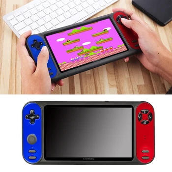 

7inch Portable Home HDMI USB E-book Reading Non Slip 8 Simulators Support TF Card ABS Retro Handheld Player 2 People For PSP3000