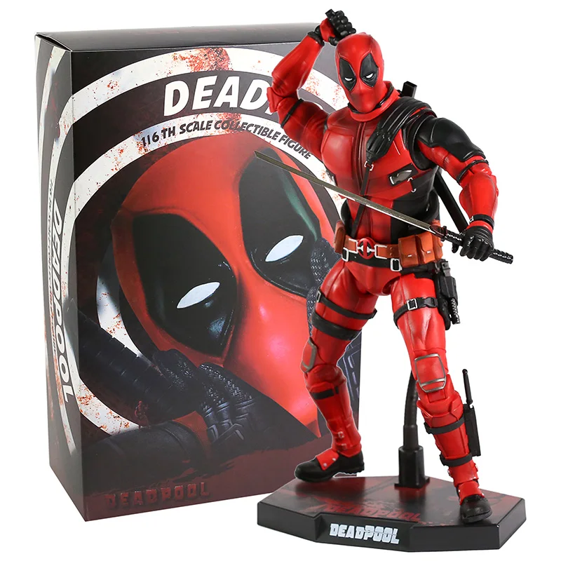 

1/6 Scale Moveable Deadpool Action Figure Wade Wilson Model Kit Figure Toy Collection
