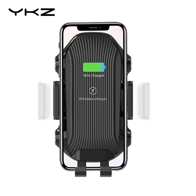 

YKZ Qi wireless charger 10W wireless charging pad Portable charger mobile phone charger Fast Charging for iPhone X Samsung S8 S9