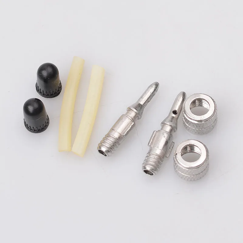 Bicycle Tire Accessories Tire British Valve Core Set Small Rubber Bicycle British Mouth Tire Needle Bicycle Accessories