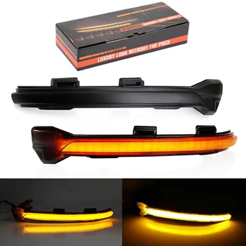

Dynamic LED Turn Signal Light For VW MK7 Golf 7 GTI EMARK Smoked Side Mirror Sequential Blink Rearview Mirror Turn Signal Lights